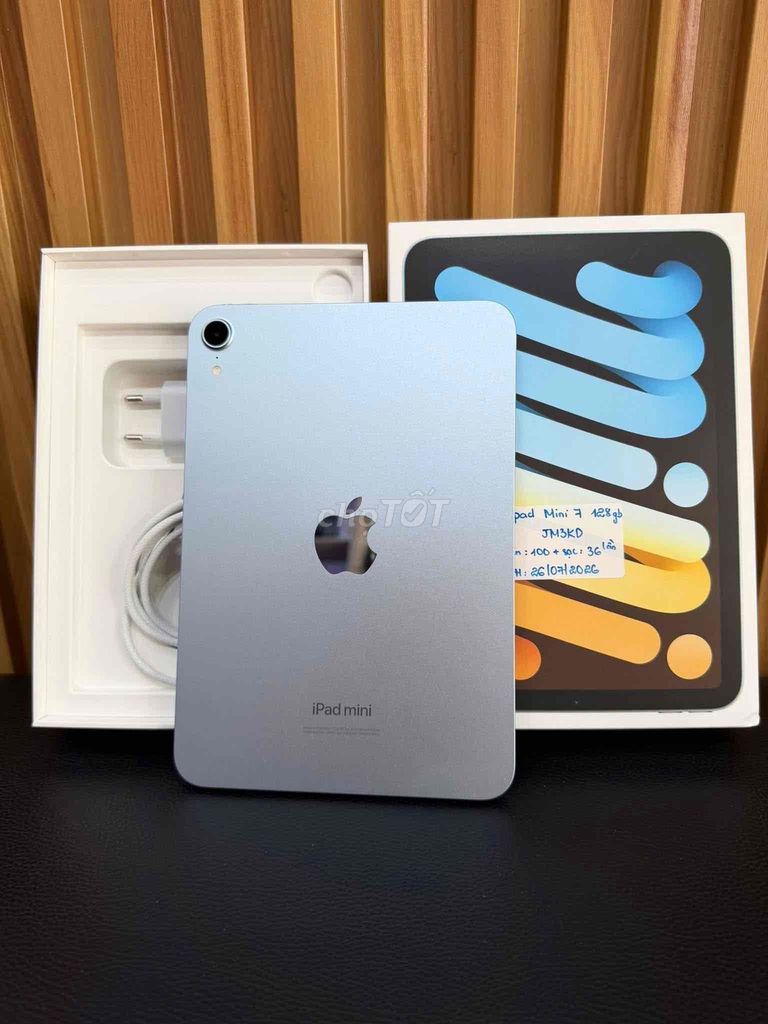 iPad Mini 7 128GB Đẹp keng Fullbox bh 26/7/26. Mua bán Máy tính bảng tại Quận 10 Tp Hồ Chí Minh được đăng bởi Đăng Sơn Store hình 1