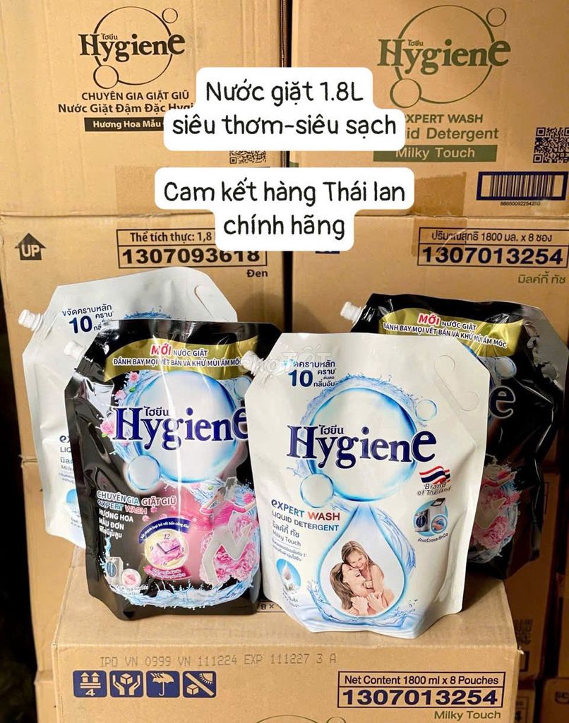 Nước giặt Hygiene Thái Lan Chính Hãng 1.8 - 3L. Mua bán Thiết bị vệ sinh, nhà tắm tại Thành phố Biên Hòa Đồng Nai được đăng bởi Phạm Quỳnh hình 1