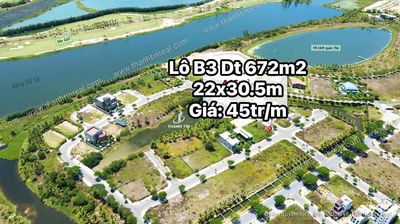 Siêu Hiếm - Lô Đất Biệt Thự FPT 22m x30.5m.Tổng dt đất 672m2 view sông. Mua bán đất tại Quận Ngũ Hành Sơn Đà Nẵng được đăng bởi Trang Linh Nguyen