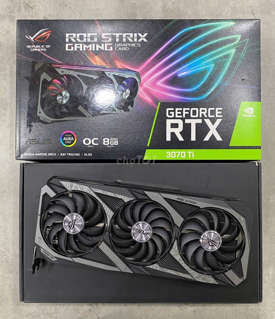 RTX 3070 TI 8GB ASUS ROG STRIX LIKE NEW