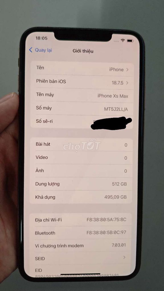 iPhone Xs Max 512GB Vàng. Mua bán Điện thoại tại Huyện Châu Thành Bến Tre được đăng bởi Huy hình 1