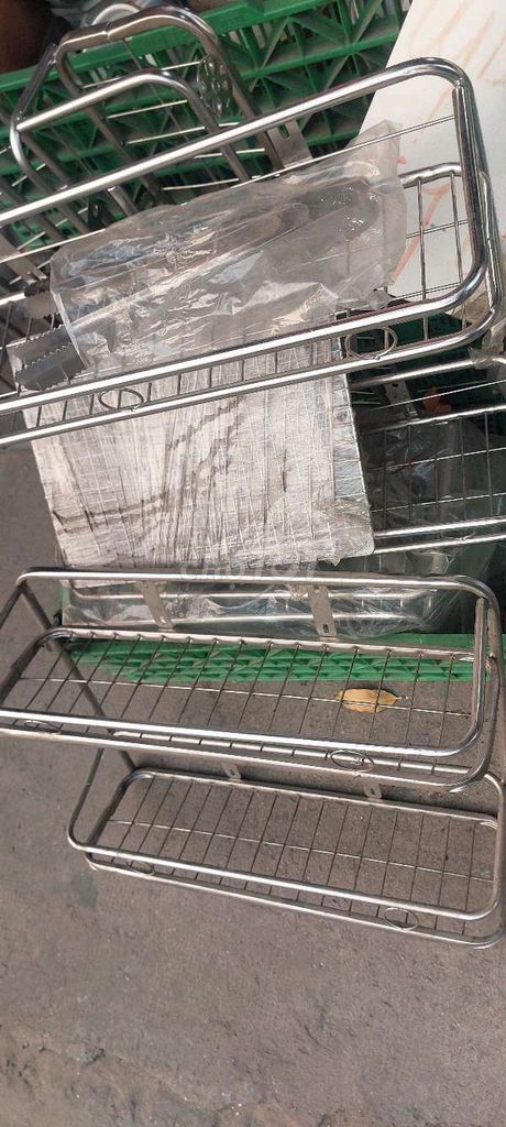 Kệ Inox 2 tầng 1 tầng. Mua bán Tủ, kệ gia đình tại Quận Bình Tân Tp Hồ Chí Minh được đăng bởi Nội Thất Lê Hậu  hình 1