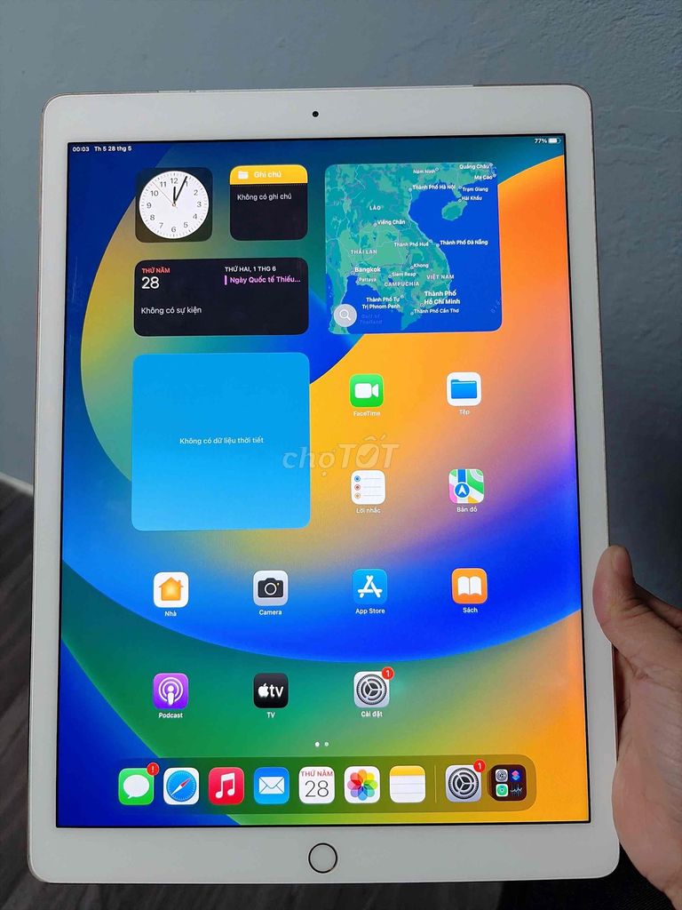 Apple iPad Pro 12.9 128GB Vàng. Mua bán Máy tính bảng tại Quận 1 Tp Hồ Chí Minh được đăng bởi Lucas Huỳnh hình 1