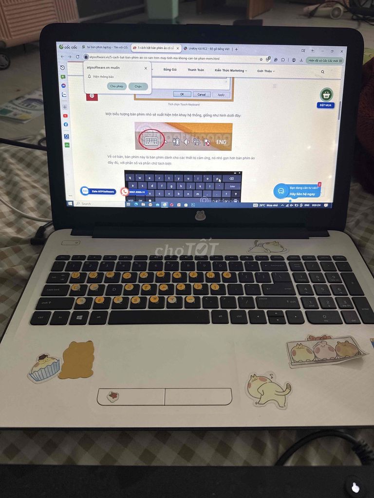 Máy tính xách tay HP Trắng Đã qua sử dụng ib fixxx. Mua bán Laptop tại Quận Sơn Trà Đà Nẵng được đăng bởi Uyên Nhật hình 1