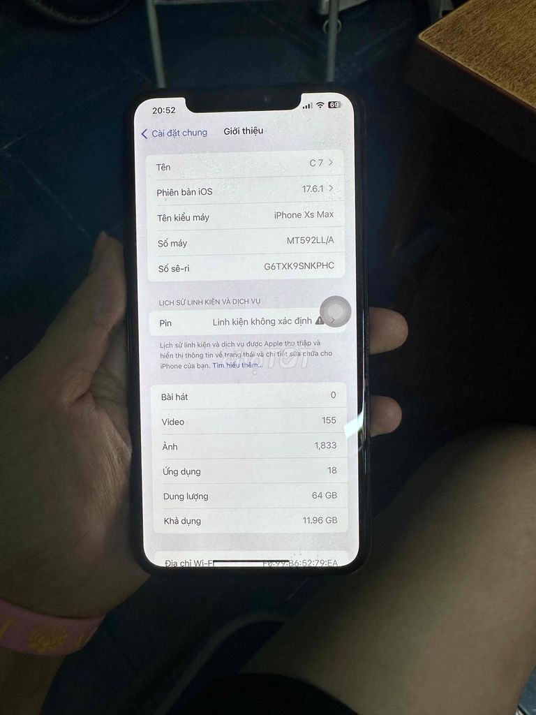 Apple iPhone Xs Max 64GB Đen. Mua bán Điện thoại tại Thành phố Dĩ An Bình Dương được đăng bởi Nguyễn Hải hình 1