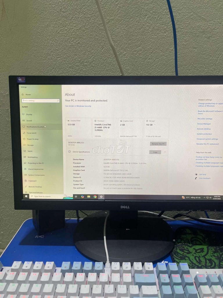 bộ pc làm việc game nhẹ. Mua bán Máy tính để bàn tại Huyện Bắc Tân Uyên Bình Dương được đăng bởi Lê Khắc Đạt hình 1