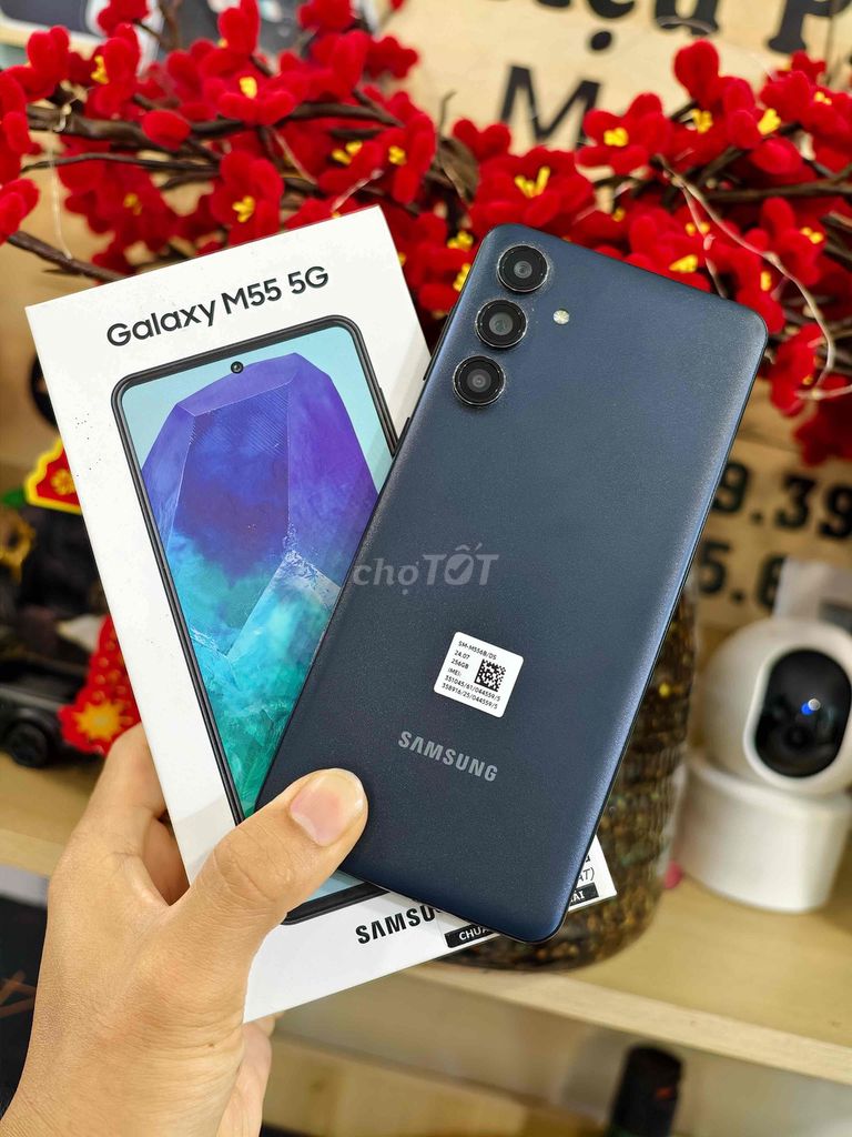 Samsung M55 5G fullbox VN 12/256 êm bền đẹp. Mua bán Điện thoại tại Quận Bình Tân Tp Hồ Chí Minh được đăng bởi Triệu Phúc hình 1