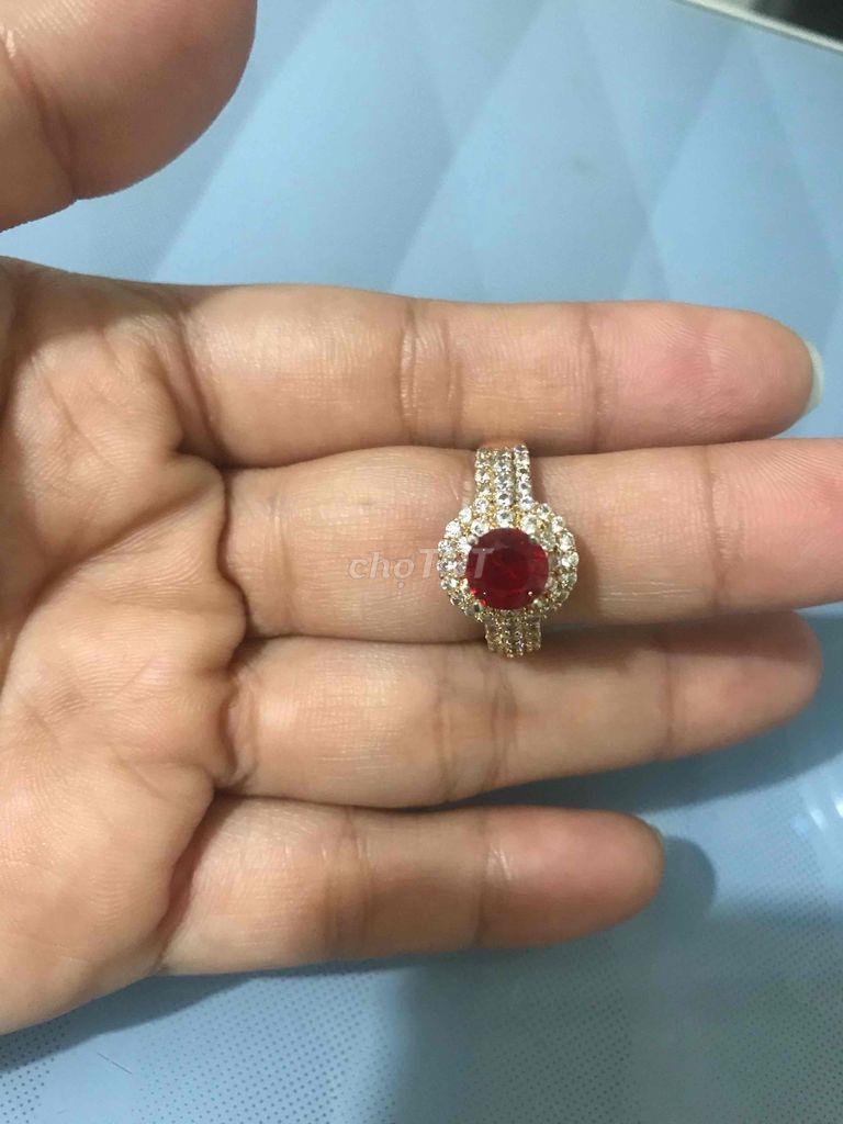 NHẪN RUBY ĐỎ NI7 HÀNG SĂN KIỆN NHẬT