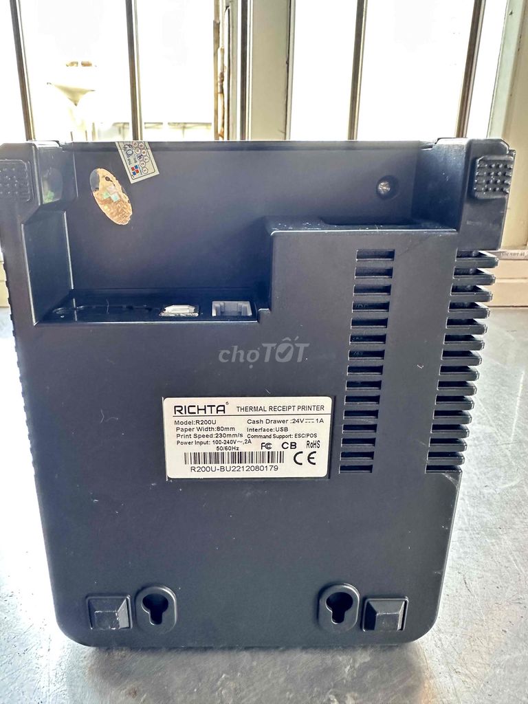 Máy in hóa đơn RICHTA R200U Đen 80mm USB. Mua bán Đồ dùng văn phòng tại Quận Thanh Khê Đà Nẵng được đăng bởi nguyen van Tin hình 1