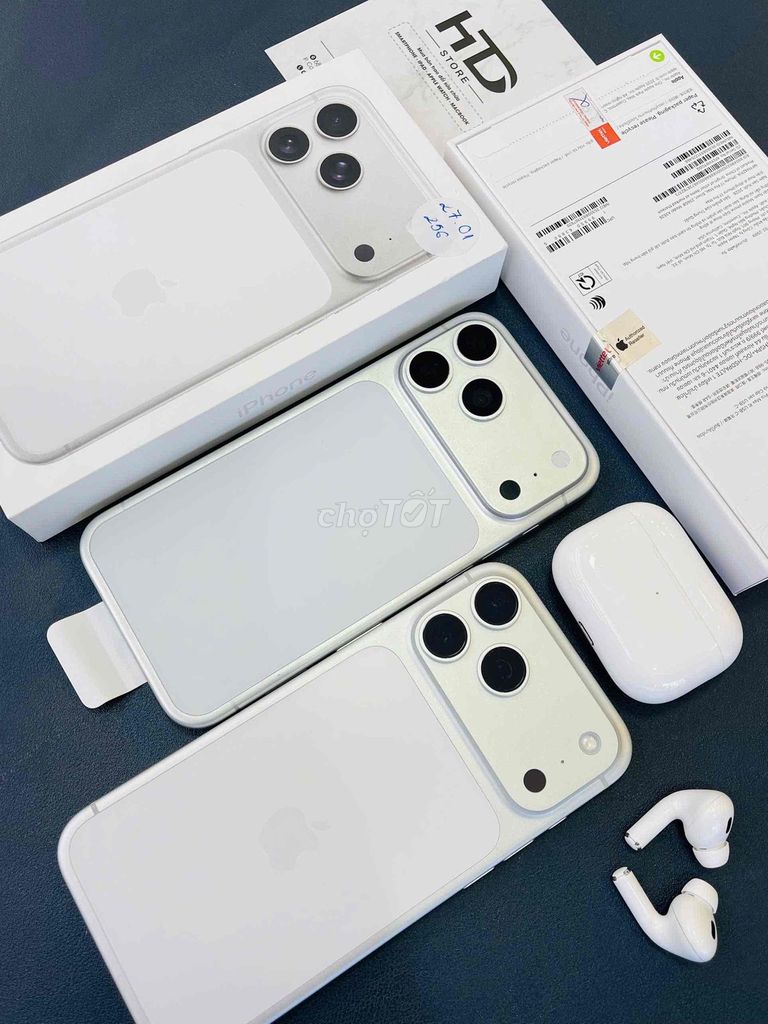 📱 iPhone 17 Pro Max 256GB ZP/A – Màu Bạc. Mua bán Điện thoại tại Thành phố Đà Lạt Lâm Đồng được đăng bởi HD mobile Bán IPhone Trả Góp hình 1