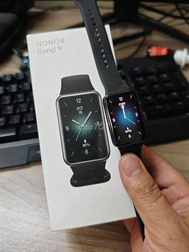 Honor Band 9 Đen Đã qua sử dụng. Mua bán Thiết bị đeo thông minh tại Quận Bắc Từ Liêm Hà Nội được đăng bởi Steve hình 1