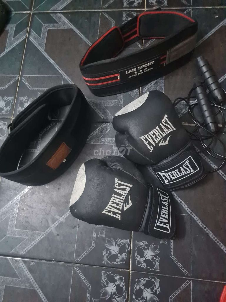 Bộ tập gym boxing Everlast Da Đen. Mua bán Đồ thể thao, Dã ngoại tại Quận 3 Tp Hồ Chí Minh được đăng bởi Đồ chơi giá rẻ trẻ thêm vui hình 1