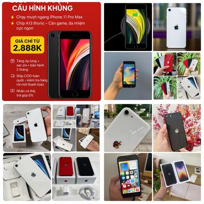iphone SE2 & SE3 Quốc Tế 128|64|256G CÓ BH|Có ship