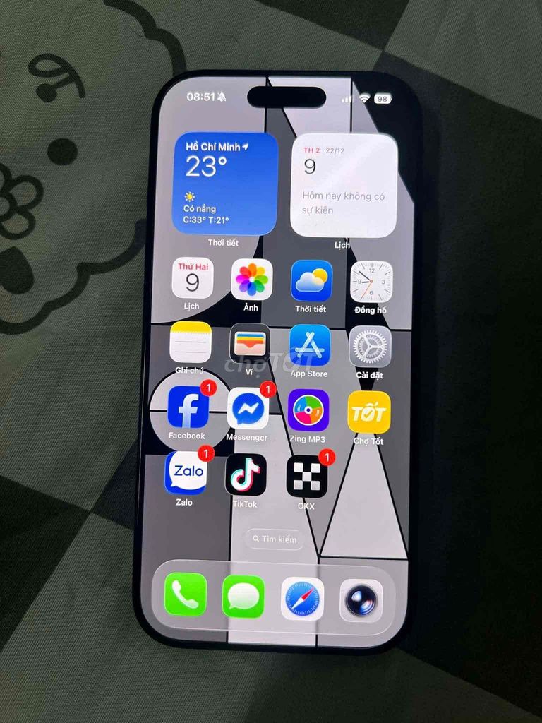 iPhone 16 Pro 128GB Đen bh 6/11/2026 gl. Mua bán Điện thoại tại Quận Gò Vấp Tp Hồ Chí Minh được đăng bởi kiettruong hình 1