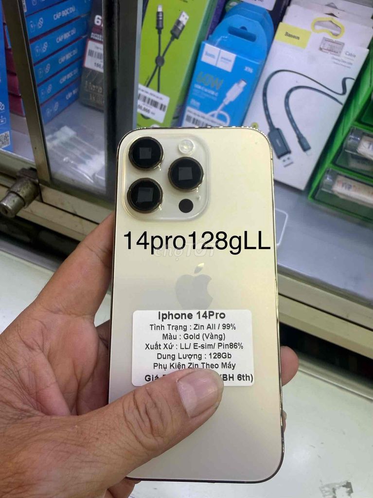Apple iPhone 14 Pro 128GB Vàng LL/ E-sim. Mua bán Điện thoại tại Quận 6 Tp Hồ Chí Minh được đăng bởi nguyễn thanh toàn hình 1