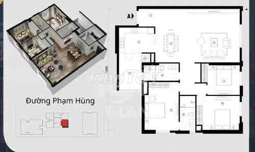 BÁN CĂN HỘ CHUNG CƯ - HÀ NỘI PARAGON -138 m2- GIÁ : 8,5 tỷ.