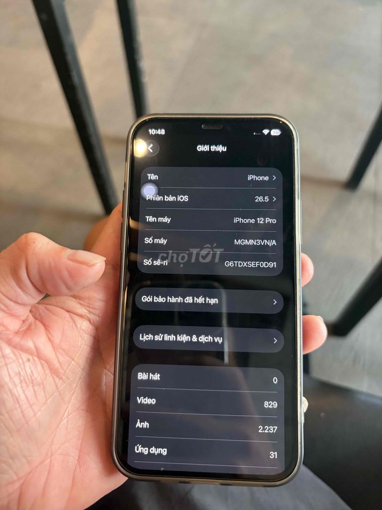 iPhone 12 Pro 128GB Đã thay pin, lỗi Face ID. Mua bán Điện thoại tại Quận Bình Tân Tp Hồ Chí Minh được đăng bởi Hoang hình 1