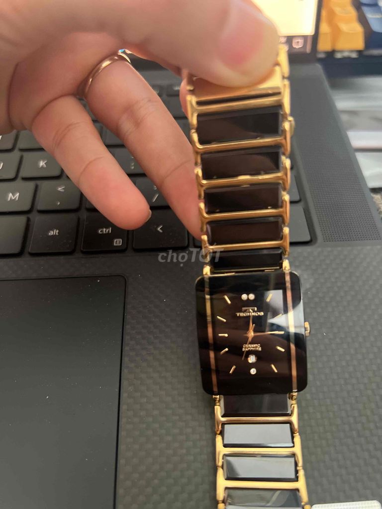 Đồng hồ Technos Tank TSM903 Nam Vàng Đen Mới 99%. Mua bán Đồng hồ tại Thành phố Thủ Dầu Một Bình Dương được đăng bởi Mr act hình 1