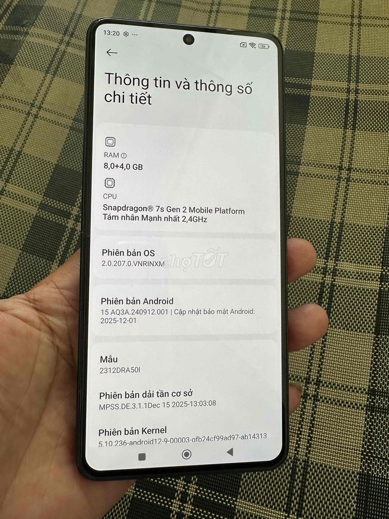 Xiaomi Redmi Note 13 Pro 8GB/128GB Đen. Mua bán Điện thoại tại Thành phố Thủ Đức Tp Hồ Chí Minh được đăng bởi Quốc Tuấn  hình 1