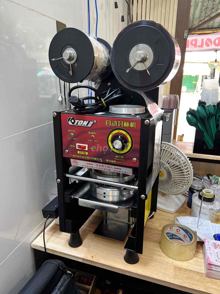 Máy ép miệng ly TON ET-A1 Đen mới 99%. Mua bán Bếp, lò, đồ điện nhà bếp tại Quận 4 Tp Hồ Chí Minh được đăng bởi Đức Thắng Nguyễn hình 1