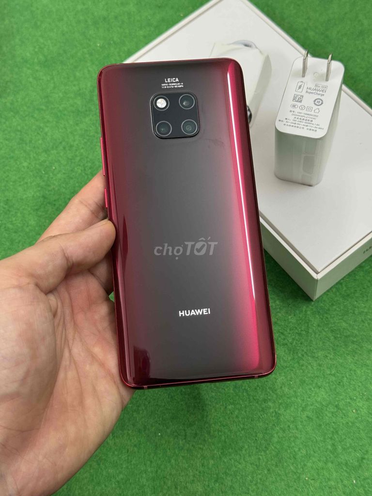 Mate 20 Pro 8/128 ĐỎ HIẾM HOI zin đẹp đủ sạc cáp