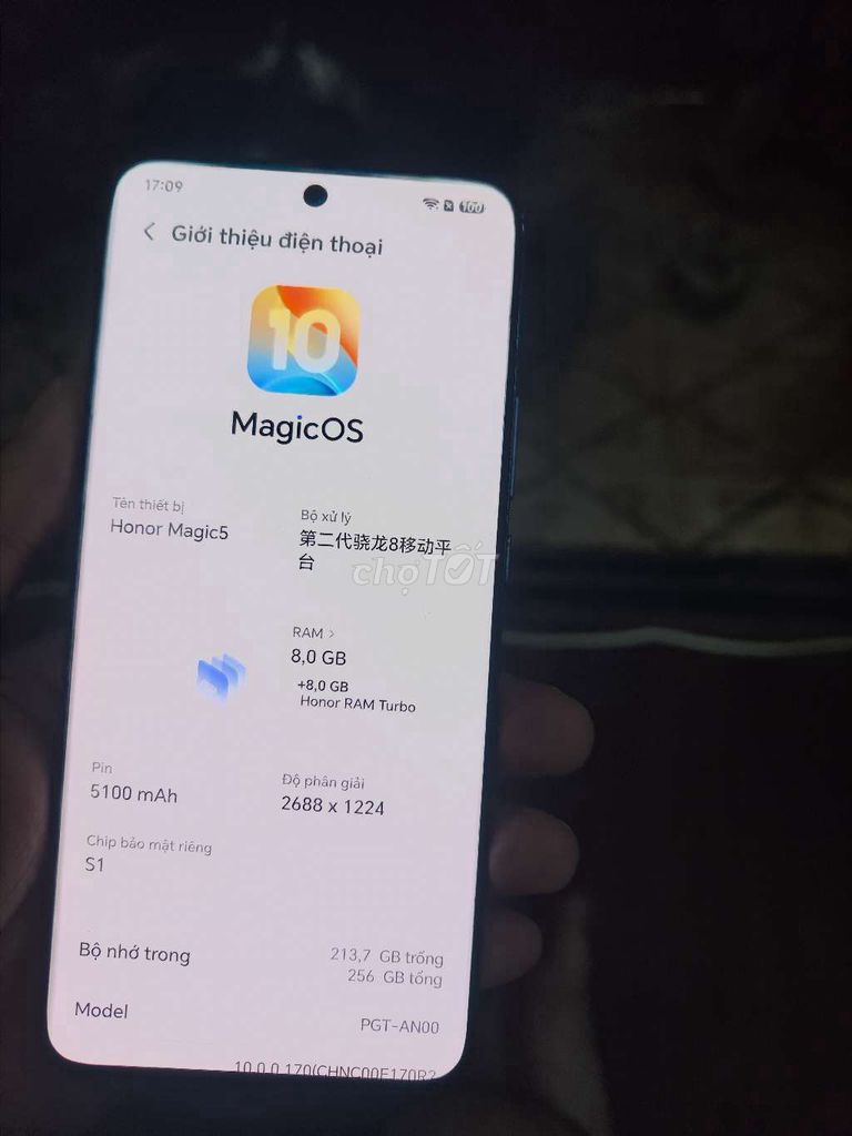 Honor Magic 5 256 gb snapdragon 8 gen 2. Mua bán Điện thoại tại Quận Lê Chân Hải Phòng được đăng bởi Bùi Văn Hiếu hình 1