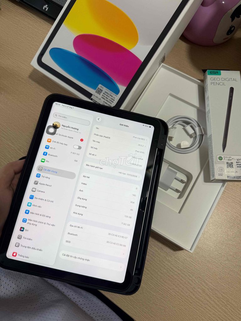 Apple iPad Gen 11 Wifi 128GB Bạc. Mua bán Máy tính bảng tại Quận Nam Từ Liêm Hà Nội được đăng bởi Lanlan Hương hình 1