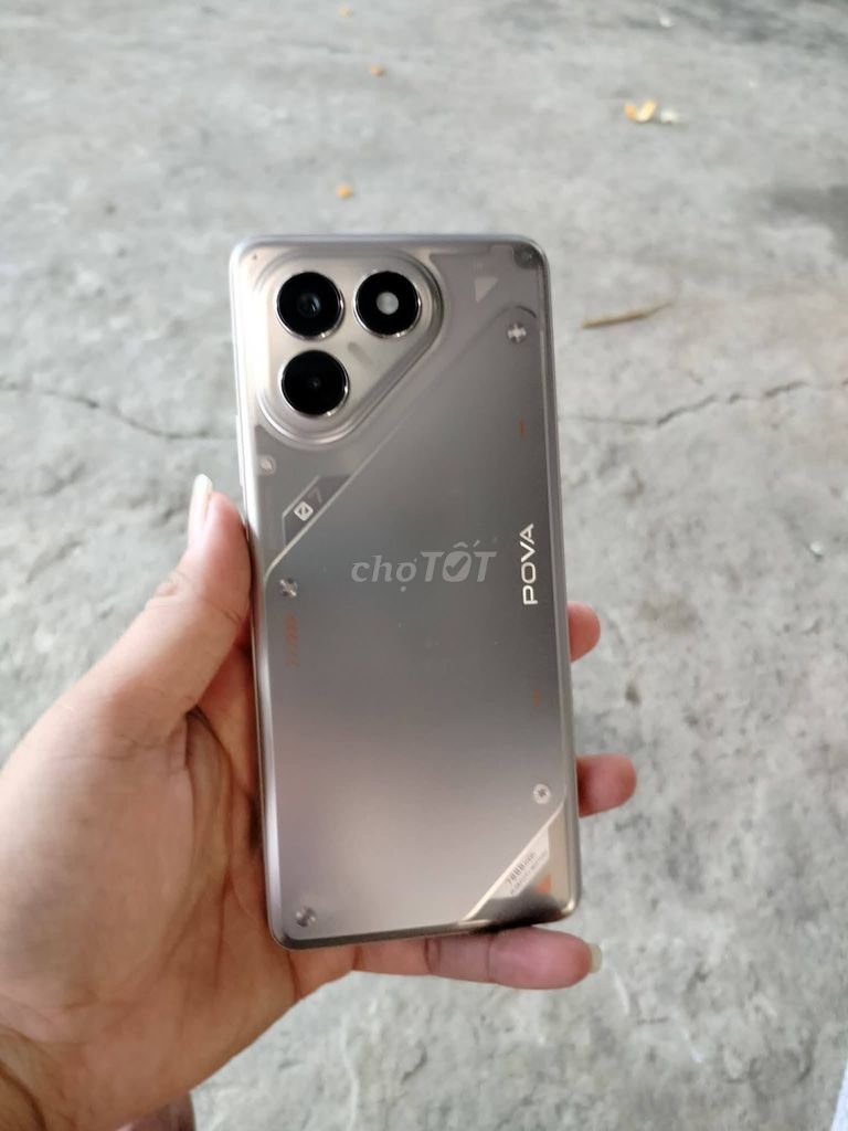 Tecno Pova 7 8GB/128GB Xám. Mua bán Điện thoại tại Huyện Đức Hòa Long An được đăng bởi Hội Đồ Điện Tử hình 1