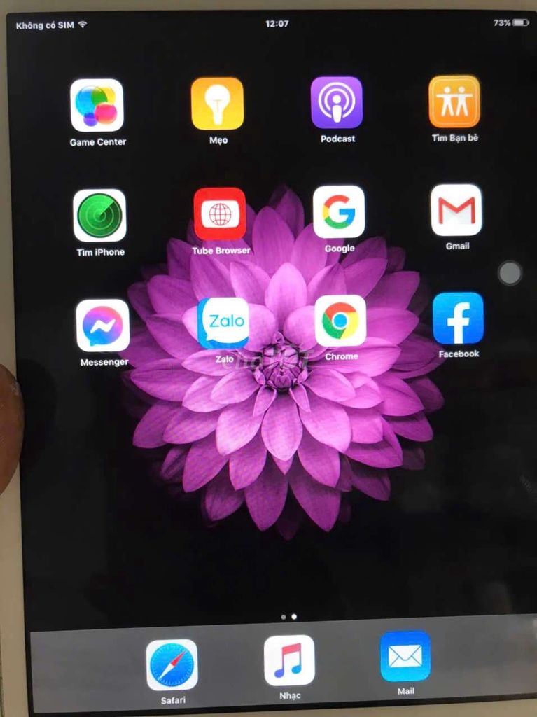 Ipad mini 1 có sài sim 4G zin nguyên cây giá rẻ