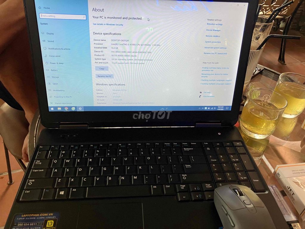 Dell E5540 i5-4300U/GT720M/16GB/240GB SSD. Mua bán Laptop tại Thành phố Huế Thừa Thiên Huế được đăng bởi Huỳnh Gia Vũ hình 1