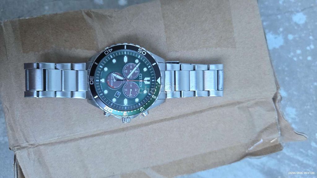 Citizen AT2561-81X Thép không gỉ Bạc Xanh. Mua bán Đồng hồ tại Quận Cẩm Lệ Đà Nẵng được đăng bởi lehung hình 1
