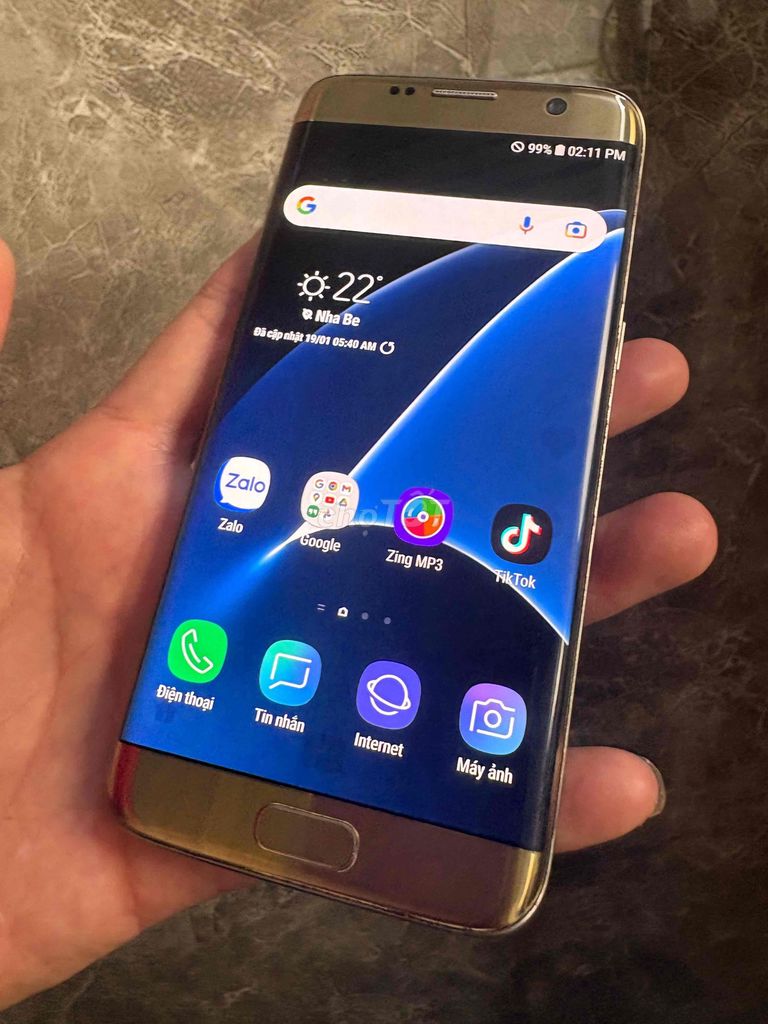 Samsung Galaxy S7 Edge Có giao lưu. Mua bán Điện thoại tại Huyện Nhơn Trạch Đồng Nai được đăng bởi HD SHOP NHƠN TRẠCH  hình 1