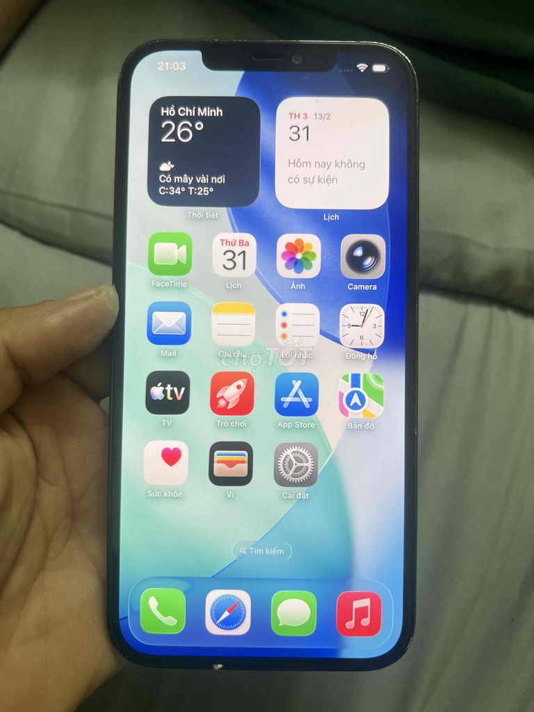 Apple iPhone 12 Pro Max 128GB Xanh. Mua bán Điện thoại tại Huyện Thuỷ Nguyên Hải Phòng được đăng bởi Nguyễn Đức Toàn hình 1