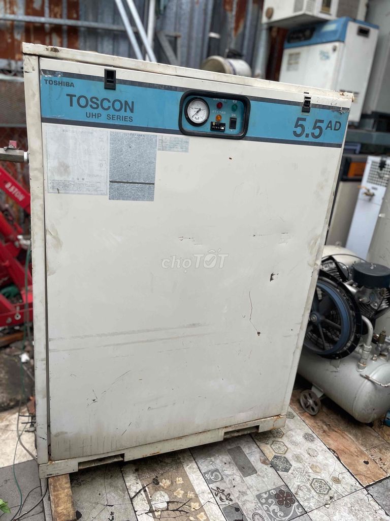 Máy nén khí Toshiba 7.5hp 3 pha tích hợp sấy. Mua bán Đồ chuyên dụng, Giống nuôi trồng tại Huyện Bình Chánh Tp Hồ Chí Minh được đăng bởi Máy Nhật bãi bNA hình 1