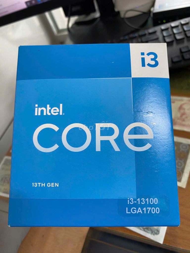 CPU Intel Core i3-13100 LGA1700 4 Nhân 8 Luồng. Mua bán Linh kiện (RAM, Card...) tại Quận Ninh Kiều Cần Thơ được đăng bởi Võ Diện hình 1