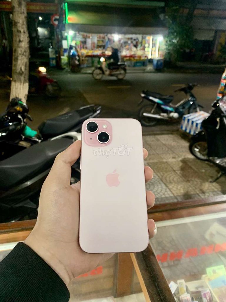 Bán iPhone 15 Pink 128GB 99% sạc 20 lần.