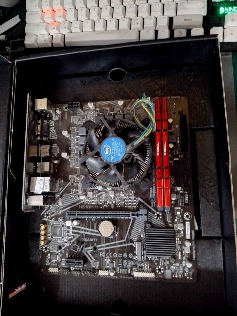 Combo zin Main giga h510 + i5 11400 + 16gb kèm fan