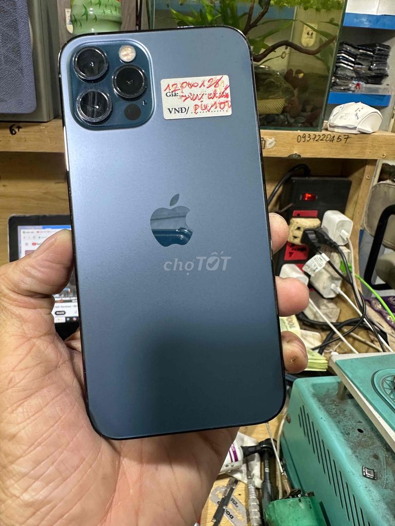 iPhone 12 Pro 128GB Xanh Đã sử dụng. Mua bán Điện thoại tại Quận Tân Phú Tp Hồ Chí Minh được đăng bởi gia phát hình 1