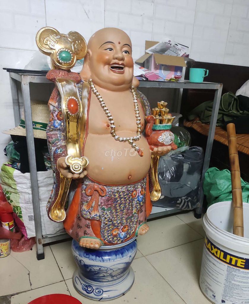 Tượng Phật Gốm sứ Nhiều màu. Mua bán Đồ sưu tầm, đồ cổ tại Quận Hai Bà Trưng Hà Nội được đăng bởi Thế Thiện hình 1