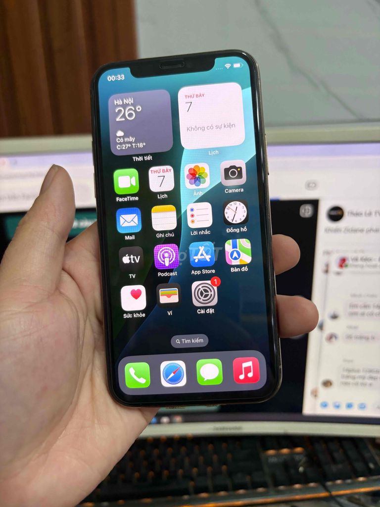 iphone 11pro 64g zin all quốc tế gold. Mua bán Điện thoại tại Quận Lê Chân Hải Phòng được đăng bởi hoang anh hình 1