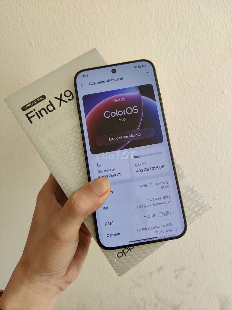 Oppo Find X9 sạc 3x lần. Mua bán Điện thoại tại Quận Thanh Xuân Hà Nội được đăng bởi Thành hình 1
