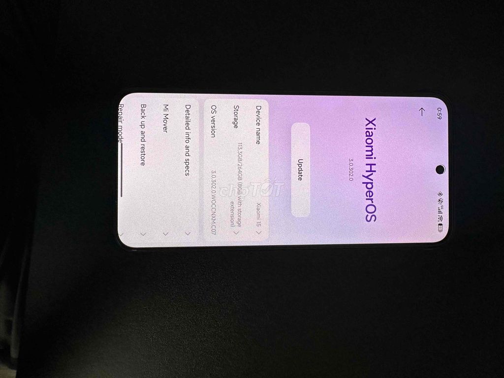 Xiaomi 15 256GB Đen 99%. Mua bán Điện thoại tại Quận 7 Tp Hồ Chí Minh được đăng bởi Hà Trường hình 1