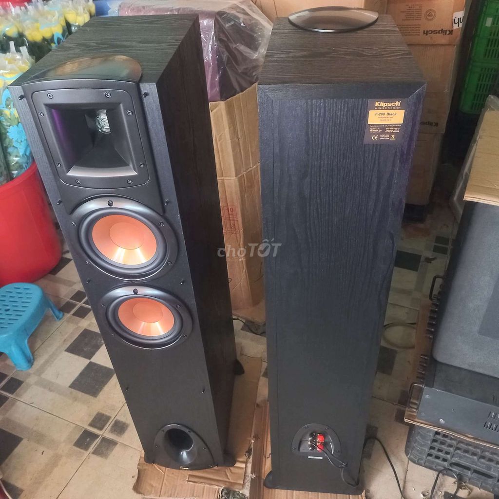Loa đứng Klipsch F200 bass 16cm đen mới. Mua bán Tivi, Âm thanh tại Huyện Nhà Bè Tp Hồ Chí Minh được đăng bởi Nam Đồ Cũ hình 1