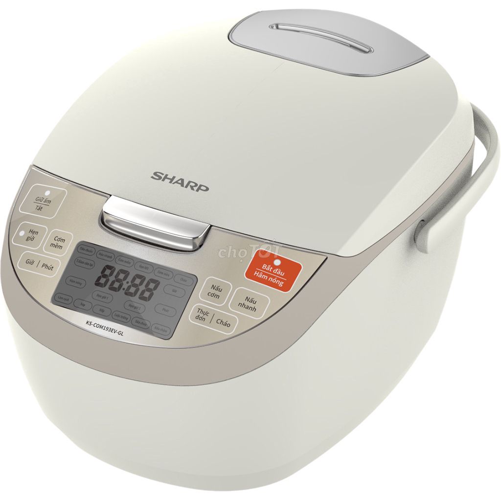 Nồi cơm điện tử Sharp 1.8 lít KS-COM193EV-GL. Mua bán Bếp, lò, đồ điện nhà bếp tại Quận Hoàng Mai Hà Nội được đăng bởi Bùi Huệ  hình 1