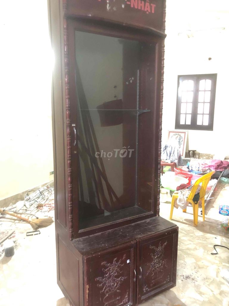 tủ bày đồ gỗ tốt. Mua bán Tủ, kệ gia đình tại Quận Tây Hồ Hà Nội được đăng bởi Quang minh hình 1