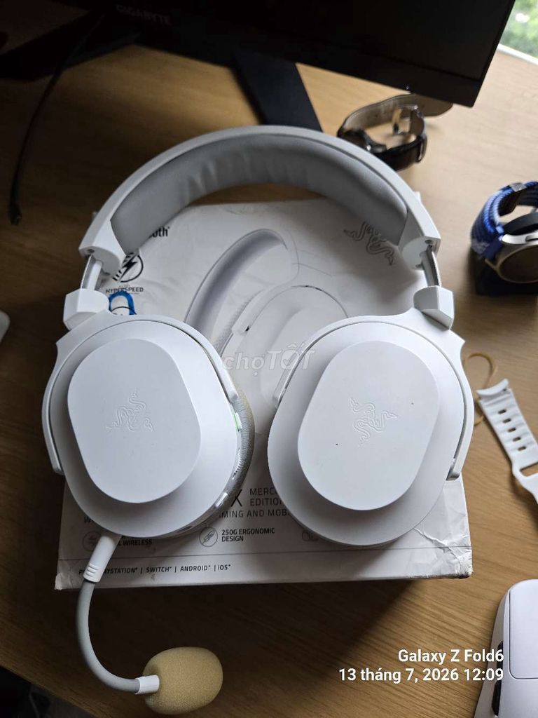 Tai nghe Razer Barracuda X Trắng Không dây Gaming. Mua bán Tivi, Âm thanh tại Quận Cầu Giấy Hà Nội được đăng bởi Tien Vu hình 1