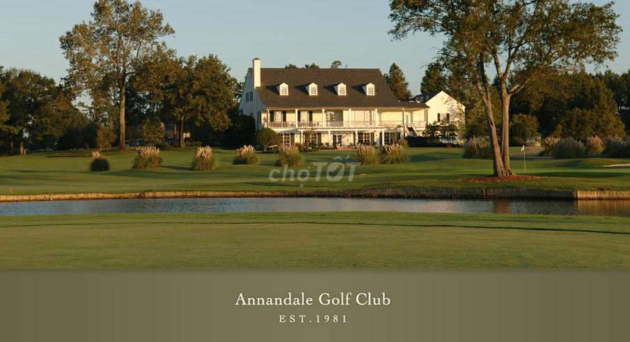 0903852113 - Dĩa lưu niệm CLB Golf Annandale, USA.