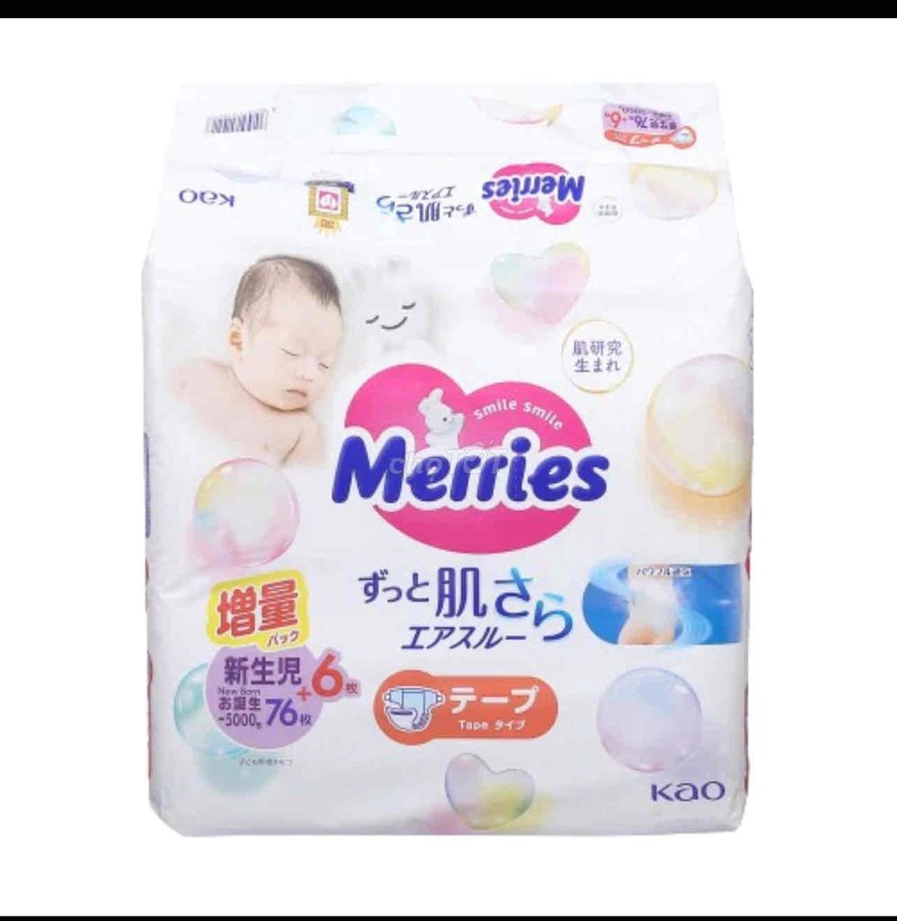 Tả Merries size nb thanh lý 200k