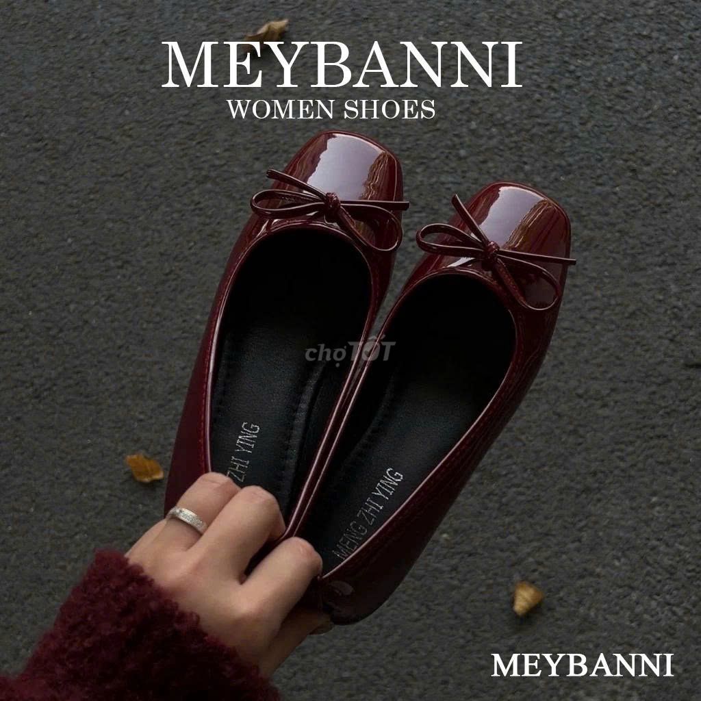 Giày búp bê Meybanni nữ da bóng Đỏ 37/38. Mua bán Giày dép tại Thành phố Nha Trang Khánh Hòa được đăng bởi Hà My Dương hình 1
