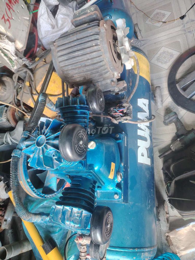 Máy nén khí Puma 100 lít Teco 3HP 3 piton. Mua bán Đồ chuyên dụng, Giống nuôi trồng tại Huyện Phong Điền Cần Thơ được đăng bởi Quoc hình 1